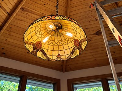 Chandelier Installation