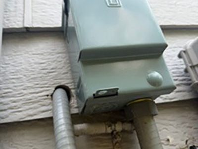 Outdoor Electrical Disconnect Box Installation