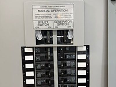 Transfer Switch Panel Installation